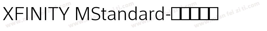 XFINITY MStandard字体转换